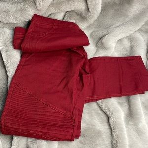 MOTO pants / leggings. Burgundy XL NEW